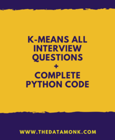 K-Mean interview Questions and implementation in Python