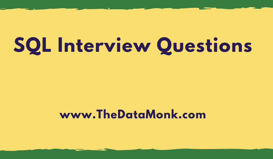 SQL most asked interview questions