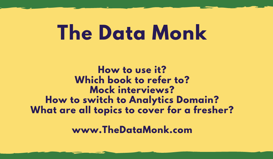 The Data Monk