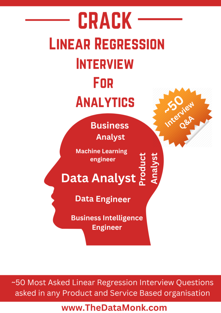 Most asked linear regression interview questions