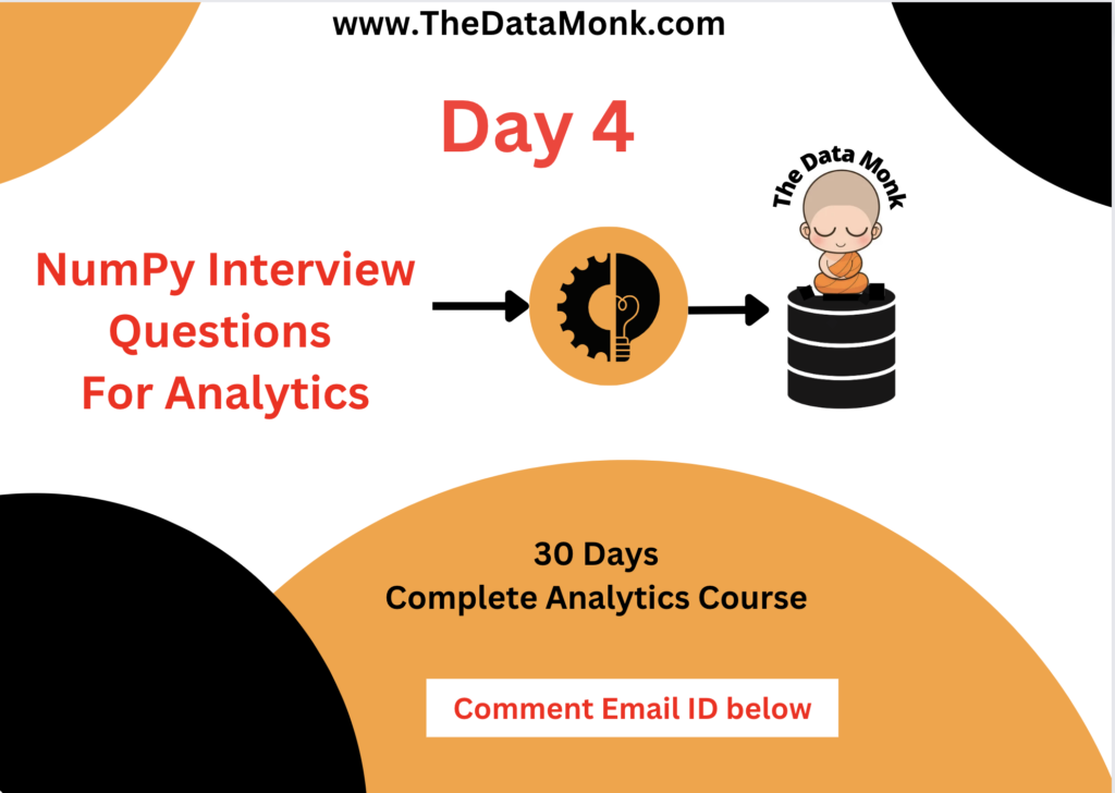 NumPy Interview Questions for Analytics