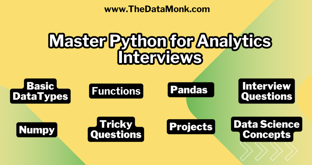 Master Python for Analytics Interviews